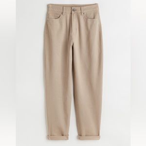 H&M twill straight leg pants